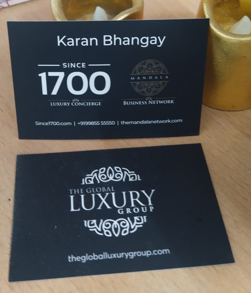 Luxury Thick visiting card